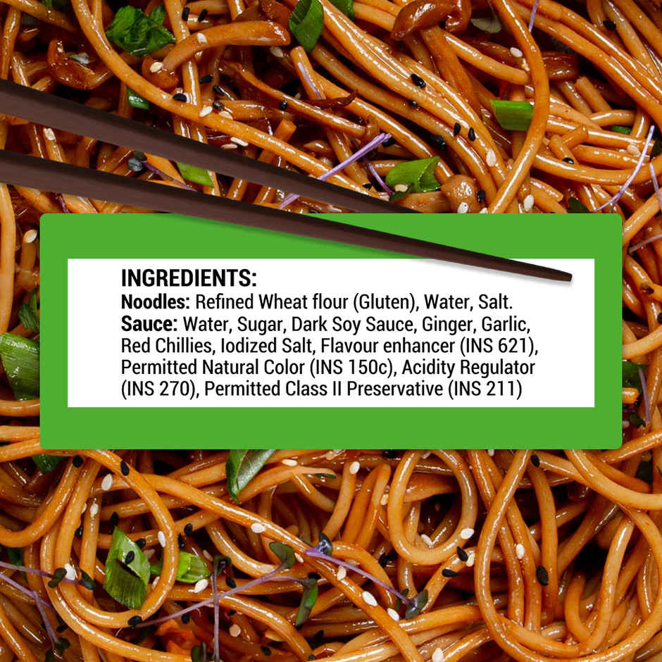 Moi Soi Instant Hakka Noodles - Chowmein Sauce Inside