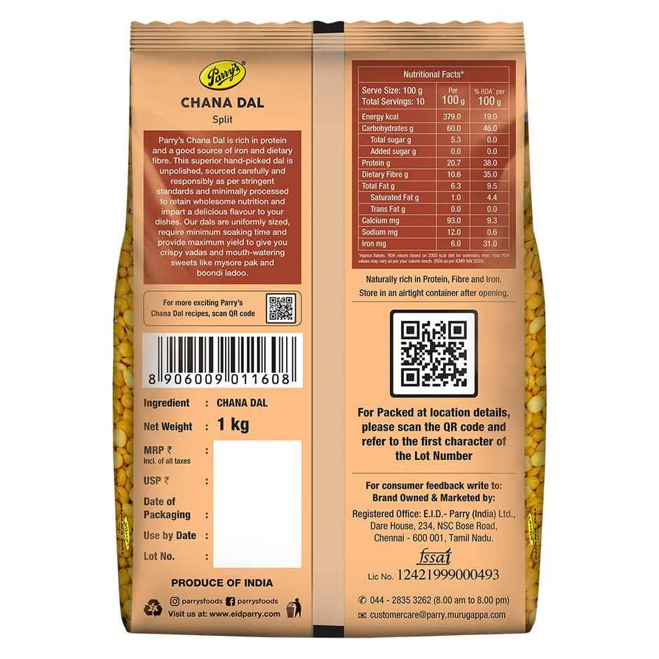 Parry's Chana Dal Split