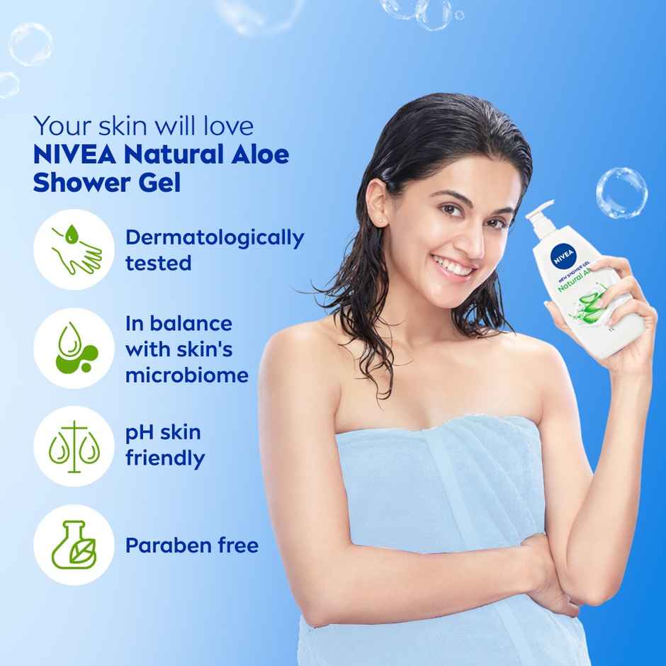 Nivea Shower Gel Natural Aloe