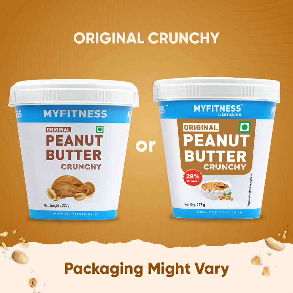 MyFitness Original Peanut Butter Crunchy Spread | High Protein