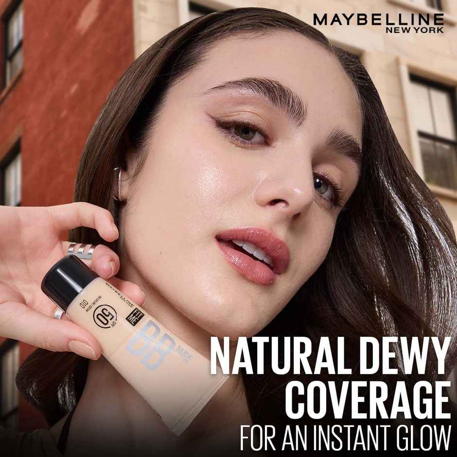 Maybelline Fit Me BB Nude Glow BB Cream, SPF 50 + 24H Hydration - 40