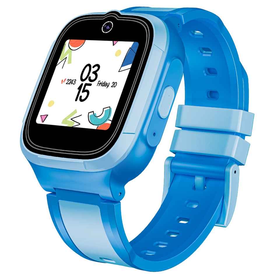 boAt Wanderer Smartwatch | 1.43" Display | Kid's Watch | 4G/WIFI Calling | In-Built GPS - Sky Blue