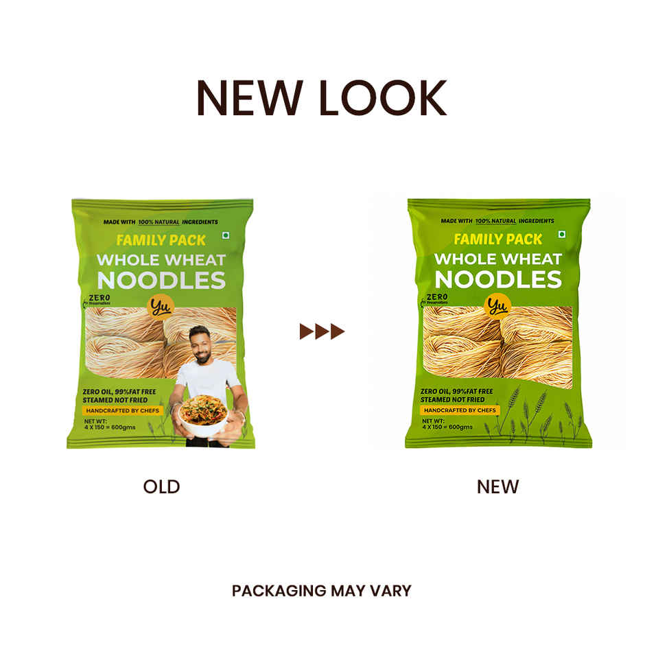 Yu Whole Wheat Hakka Noodles - Family Pack