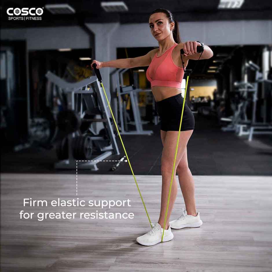Cosco Resistance Tube-Medium|Green|Made In India