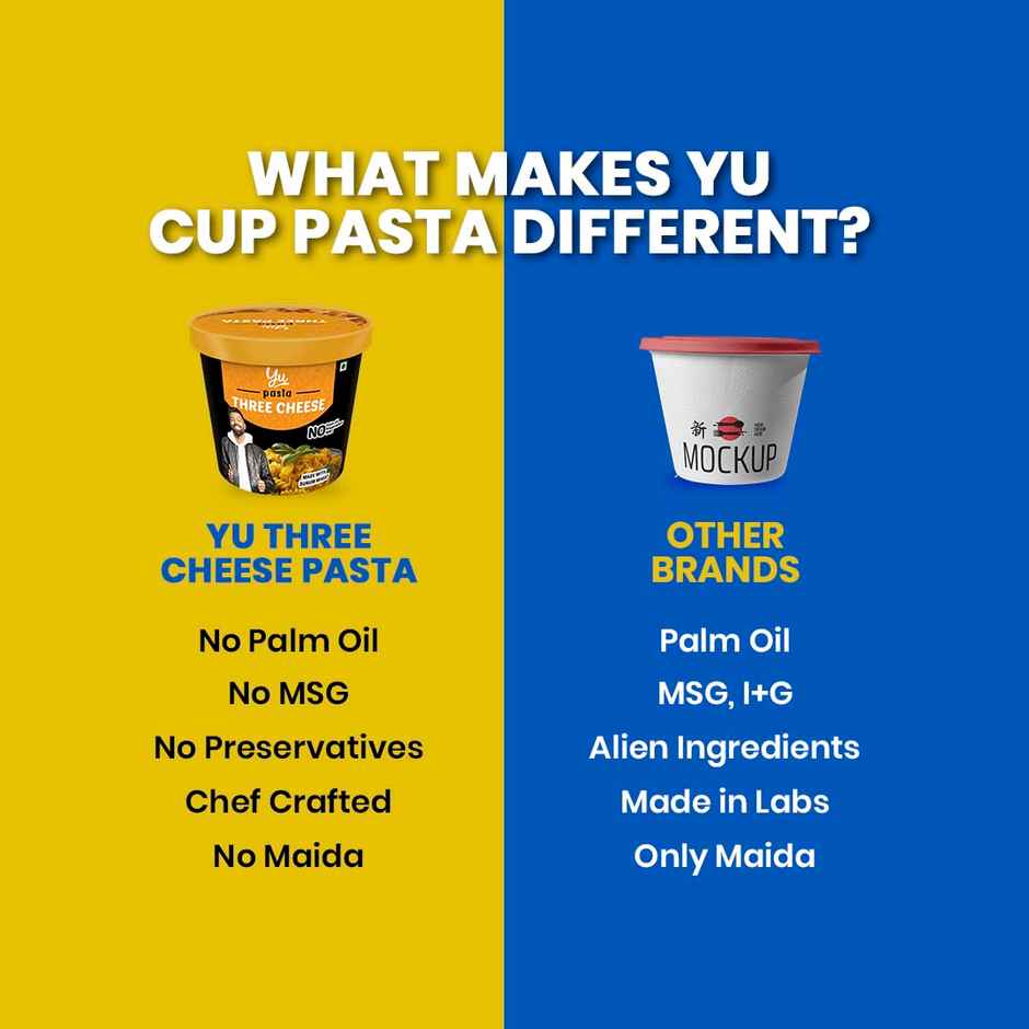 Yu Three Cheese Instant Pasta Cup