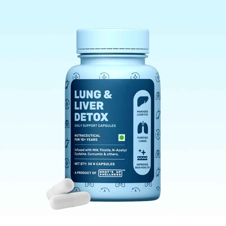 What's Up Wellness Liver & Lung Detox Capsules