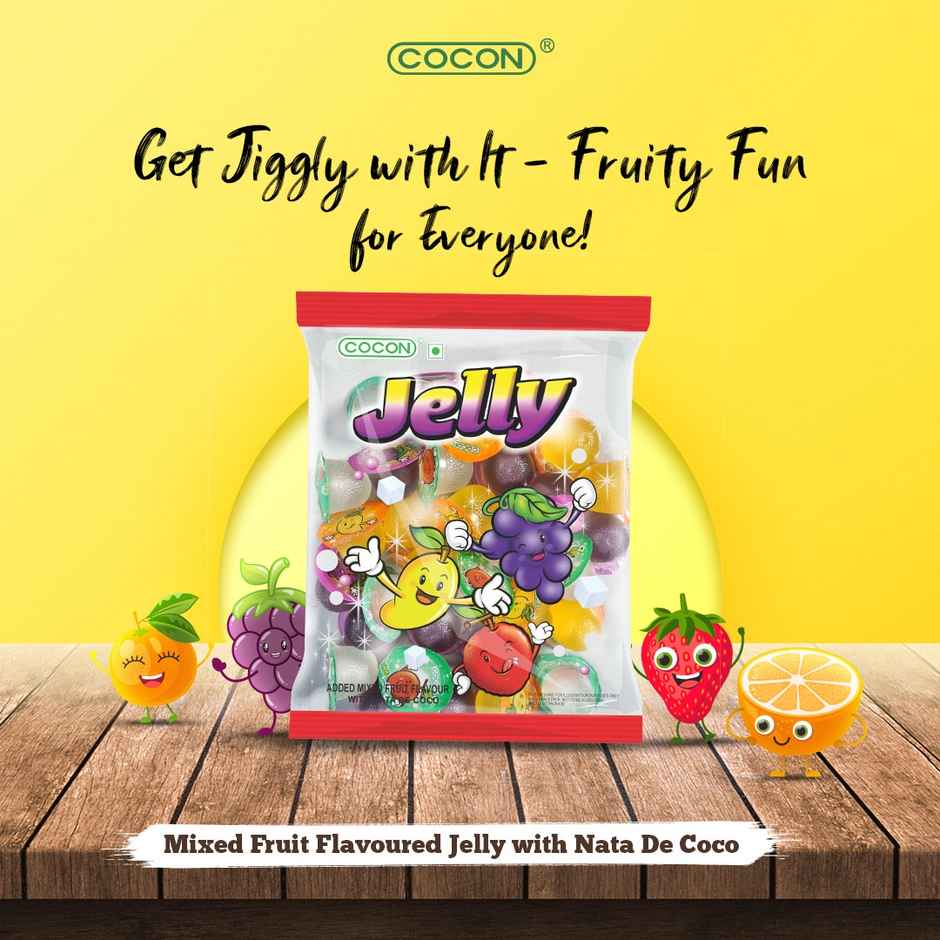 Cocon Jelly 20 Cups Assorted With Nata De Coco