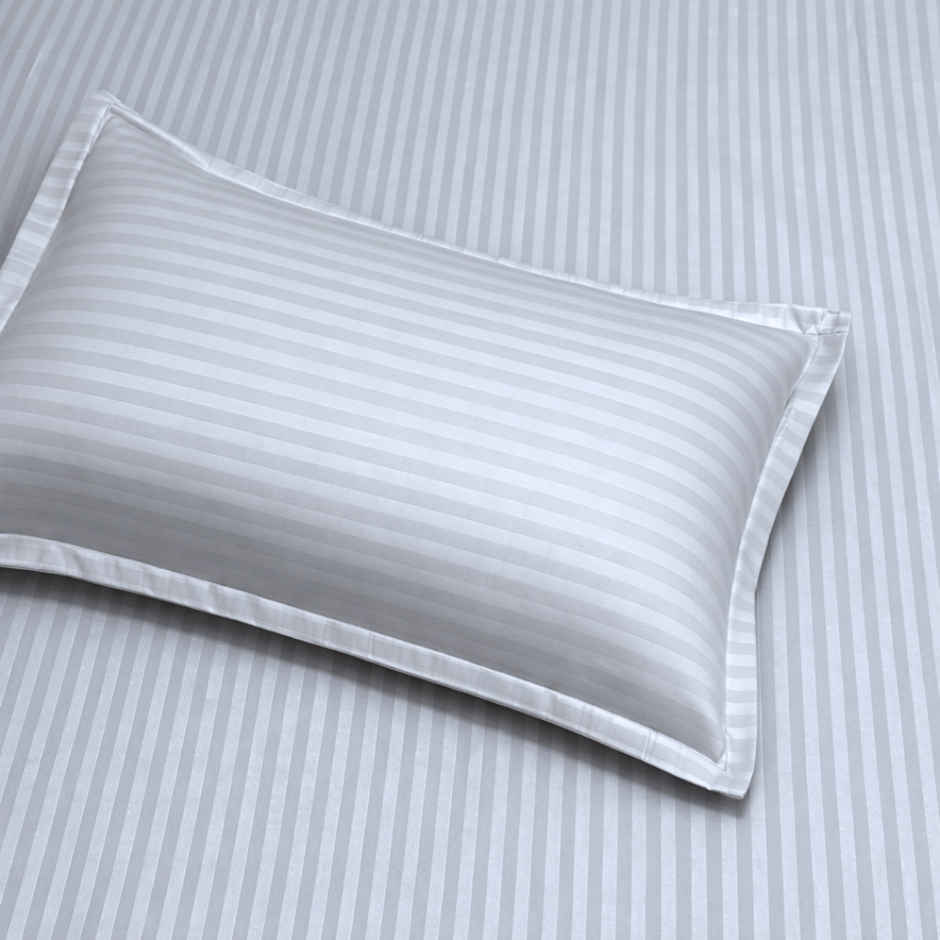 Dream Living Stripe King Bedsheet Set |275 x 275 cm| With 2 Pillow Covers