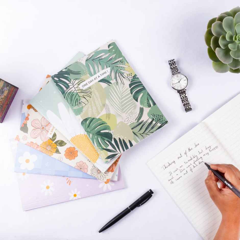 Itsy Bitsy Collectable Notebook Slow Down Calm Down A5 90gsm 64pages 1 Book Lb