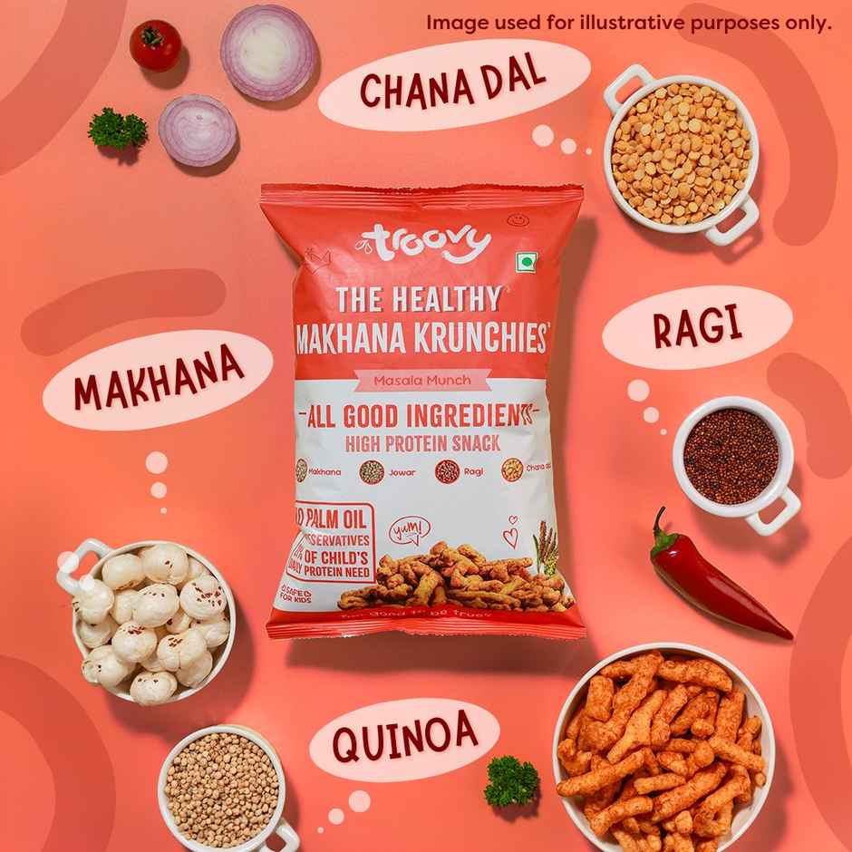Troovy Makhana Krunchies | High Protein, No Palm Oil