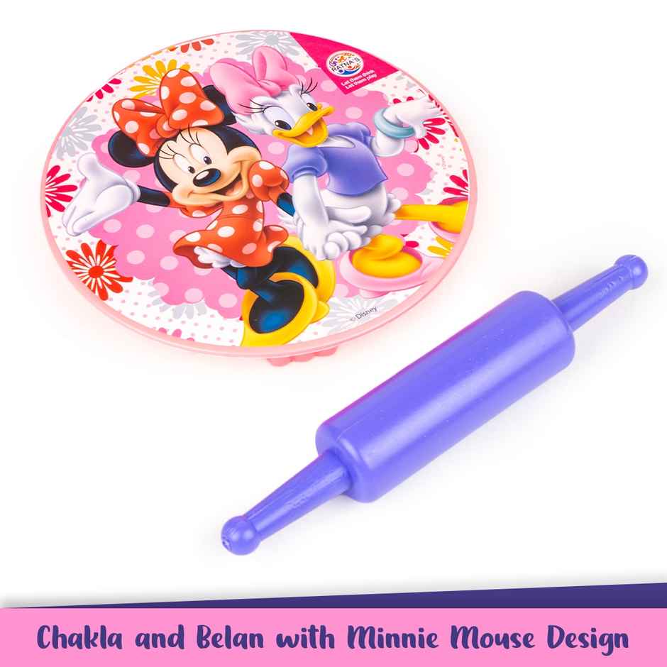 Ratna's Minnie Mouse Chakla Belan Pvc | Assorted