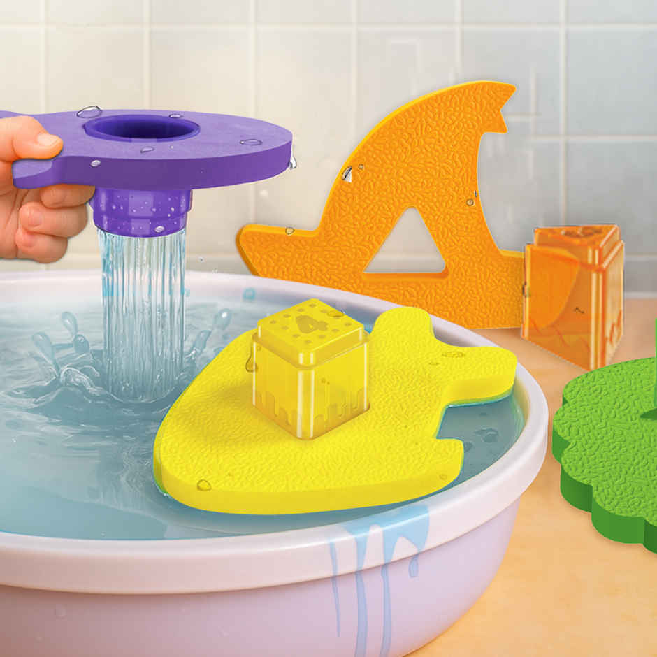 Imagimake Leaps & Bounds - Floating Bath Buddies | Colorful Floating Educational Toy for Toddlers