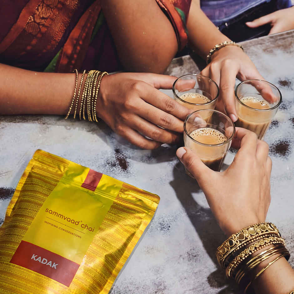 Teabox Sammvaad Kadak Chai | Premium Black Tea (Ctc) Straight From Assam | Bold Strong And Aromatic