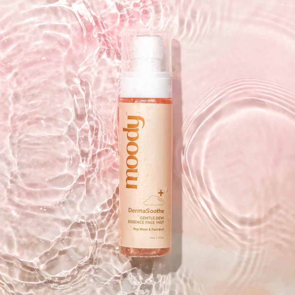 Moody DermaSoothe Brightening Face Mist & Essence Toner with Rice & Ceramides 