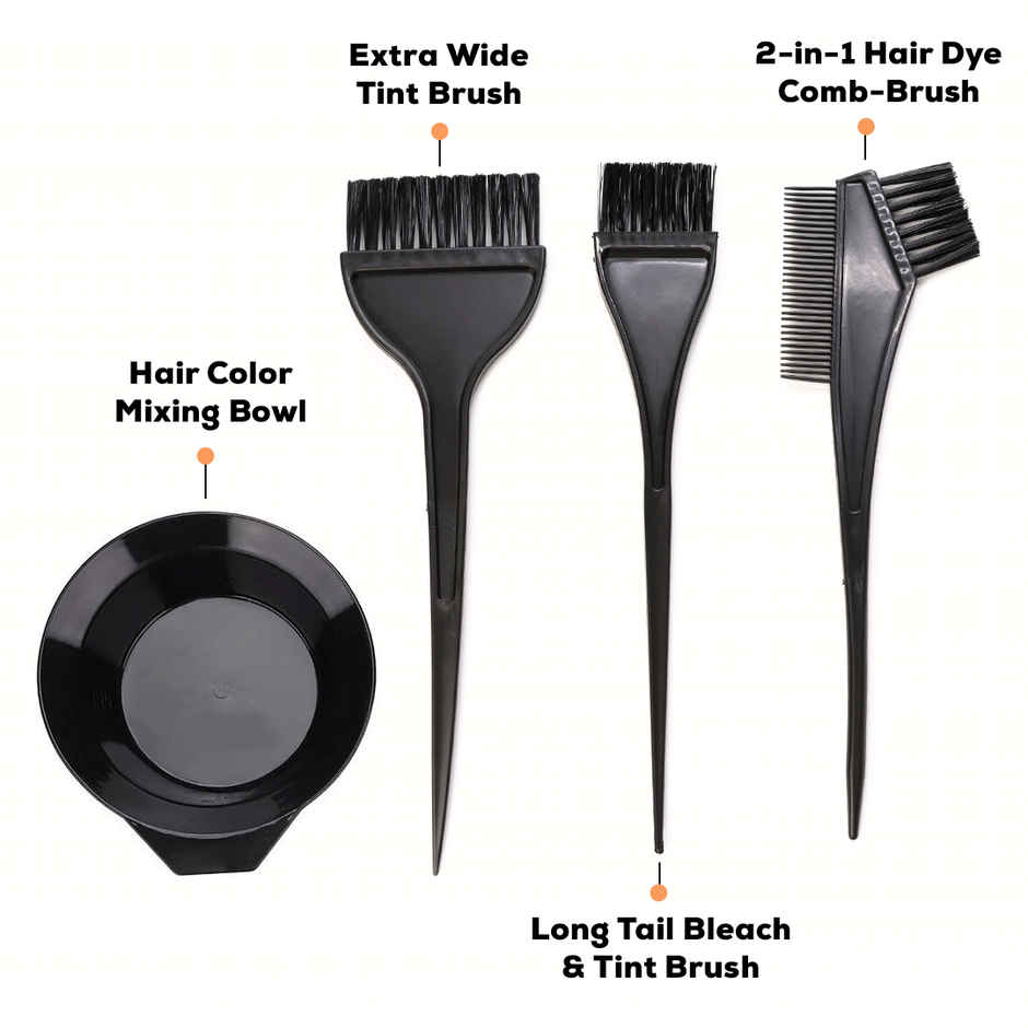 Multibrite Hair Colour Kit with Mixing Bowl | Black