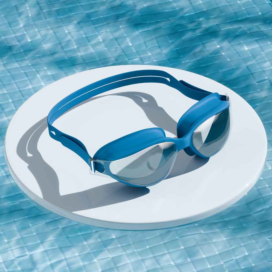 Lifelong Swimming Goggles for Adults | Anti-Fog Swim Glasses | Blue