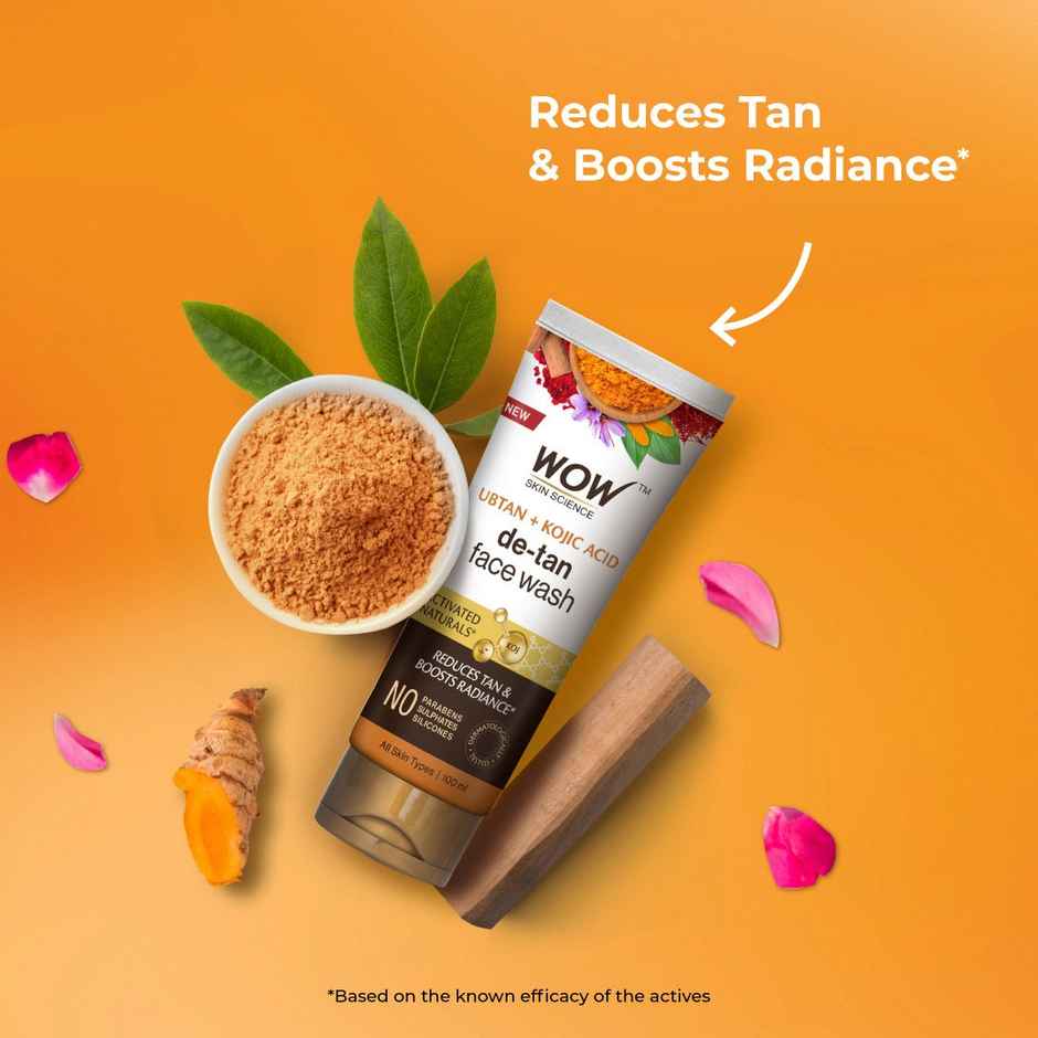 Wow Skin Science Ubtan Face Wash Tube