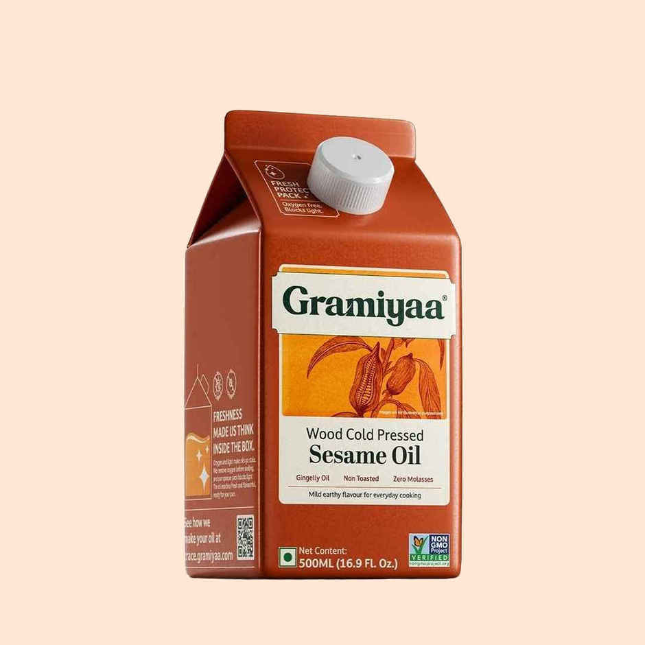 Gramiyaa Sesame Gingelly (Til) Wood Cold Pressed Oil
