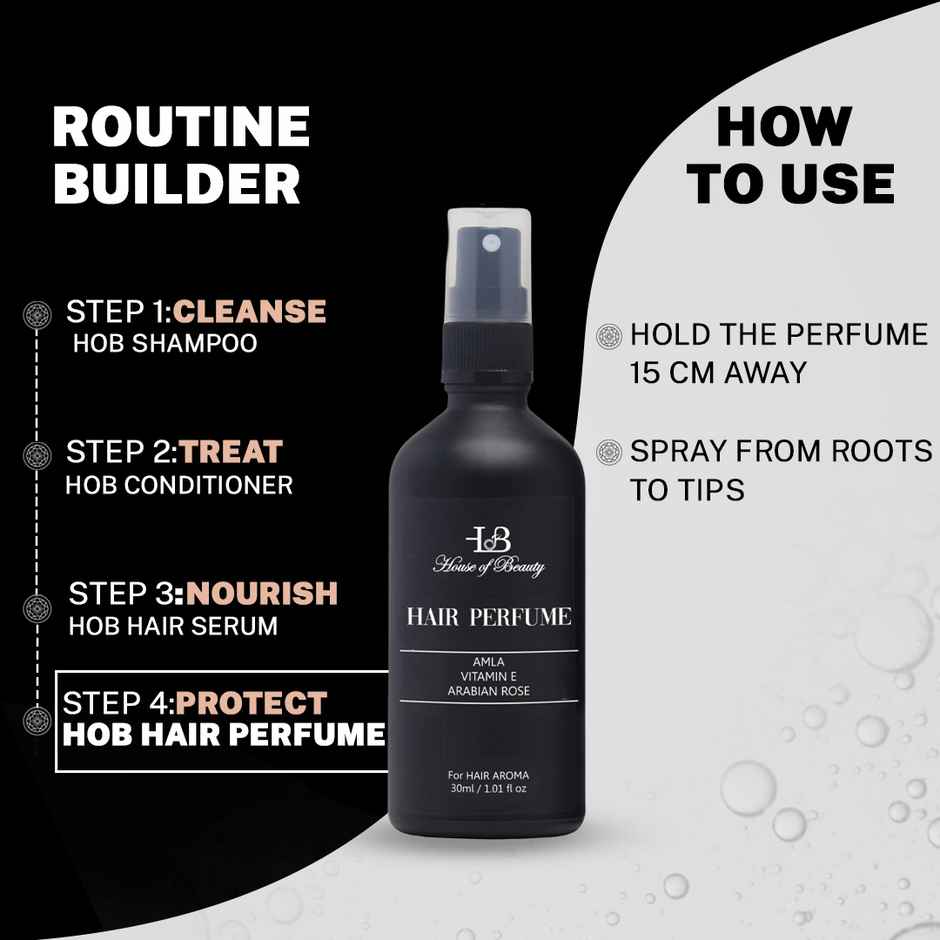 House Of Beauty Hair Perfume With Arabian Rose