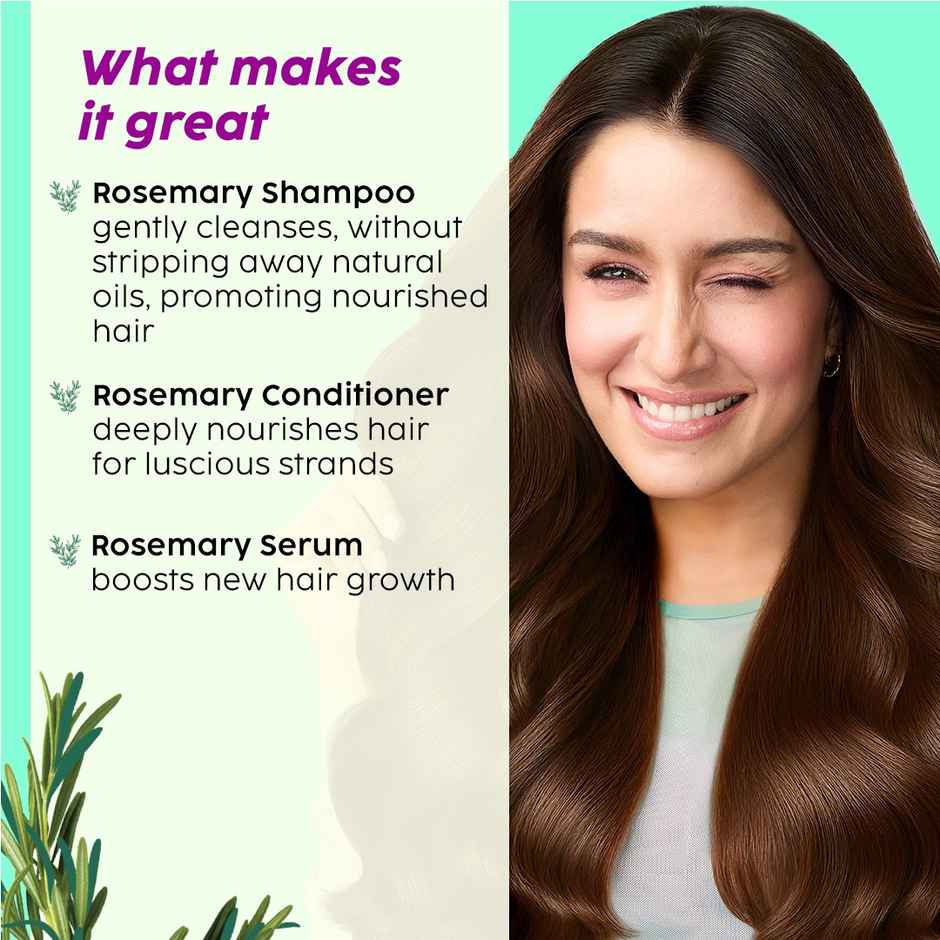 Plix The Plant Fix Rosemary Anti Hairfall Regime Combo - Shampoo & Conditioner