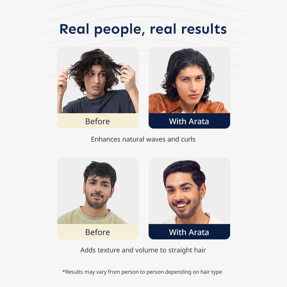 Arata Sea Salt Hair Texturizing Spray (Matte Finish)