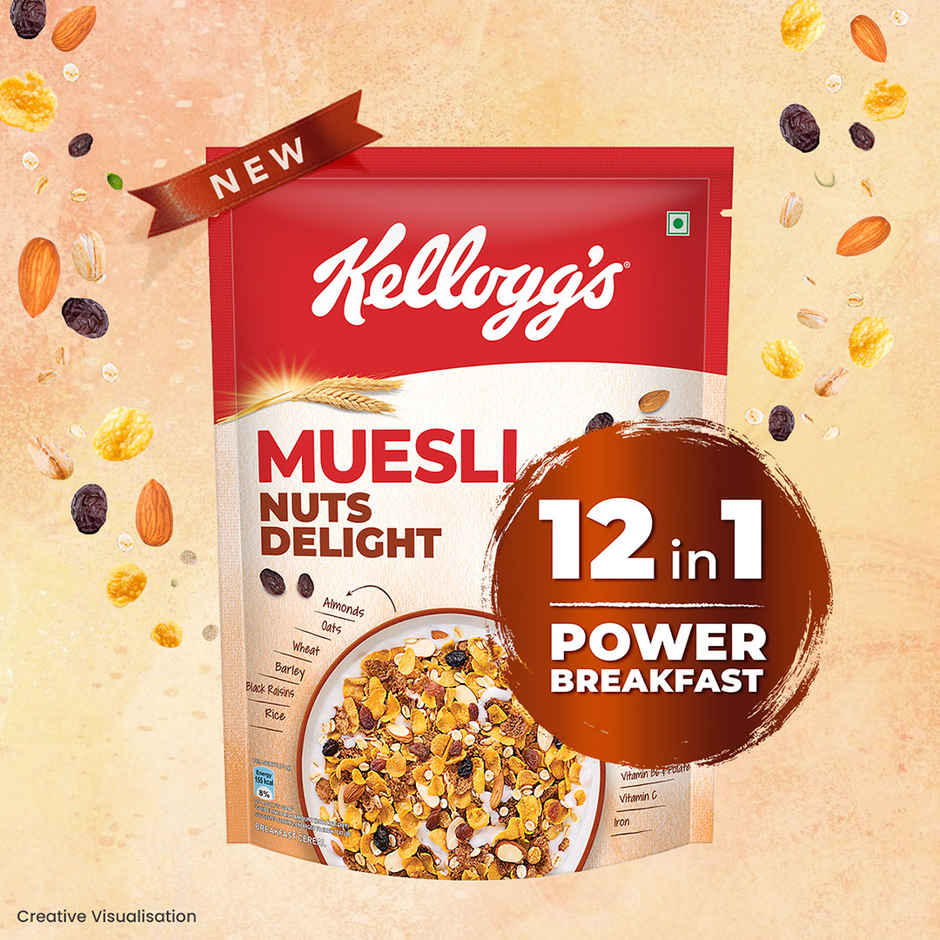 Kellogg's Muesli Nuts Delight 12-in-1 Power Breakfast