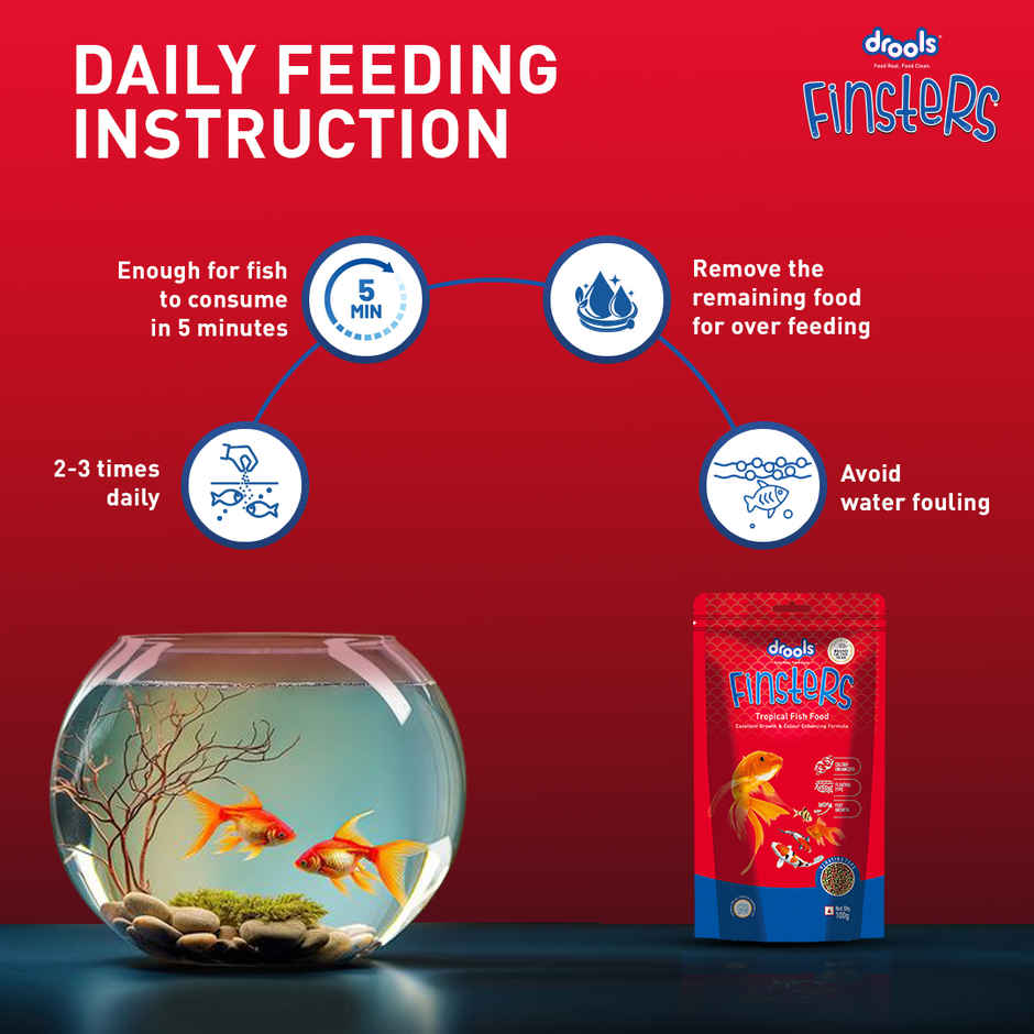 Drools Finsters Tropical Fish Food 1 mm