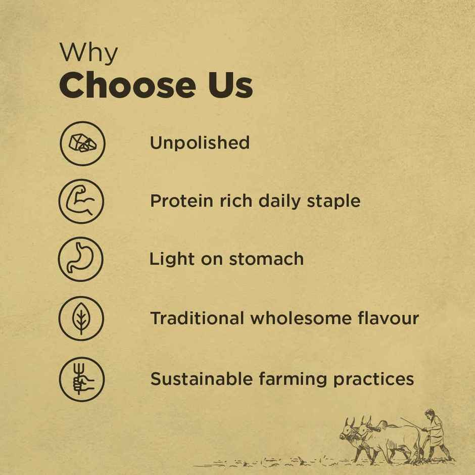 Bharat Organics Unpolished Arhar Dal