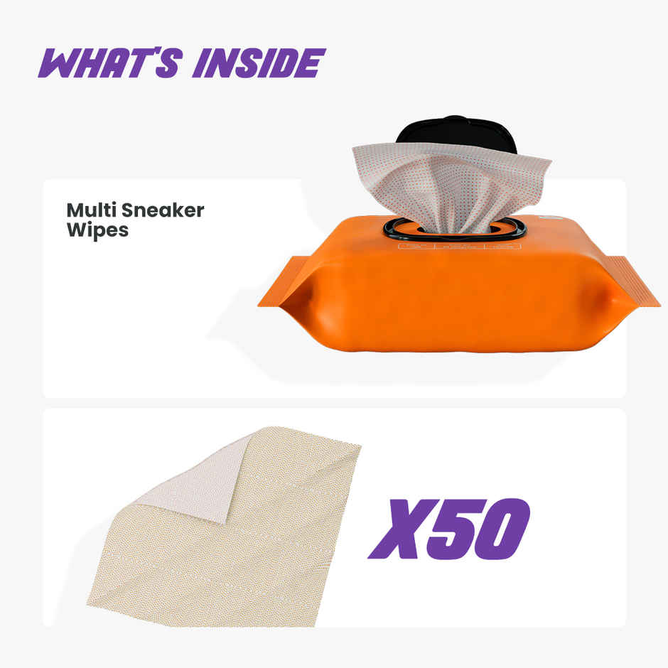 Sneakare Multipack Shoe Cleaning Wipes | 50 Pulls Per Pack