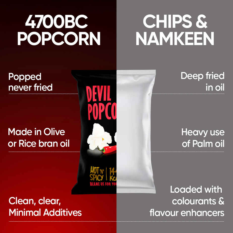 4700BC Devil Popcorn | Jumbo Size | Zero Palm Oil