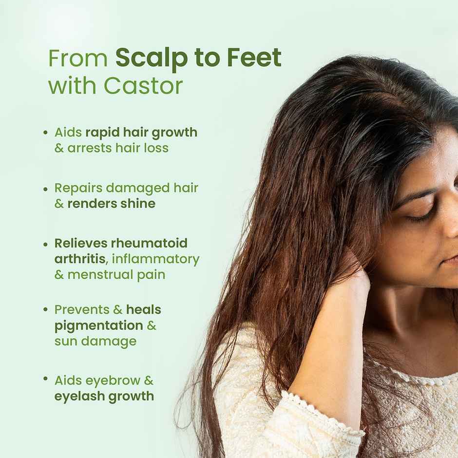 Nat Habit Cold Pressed Castor Oil For Skin & Hair Care