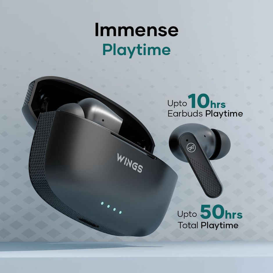 Wings Flobuds 400 TWS Earbuds - Black