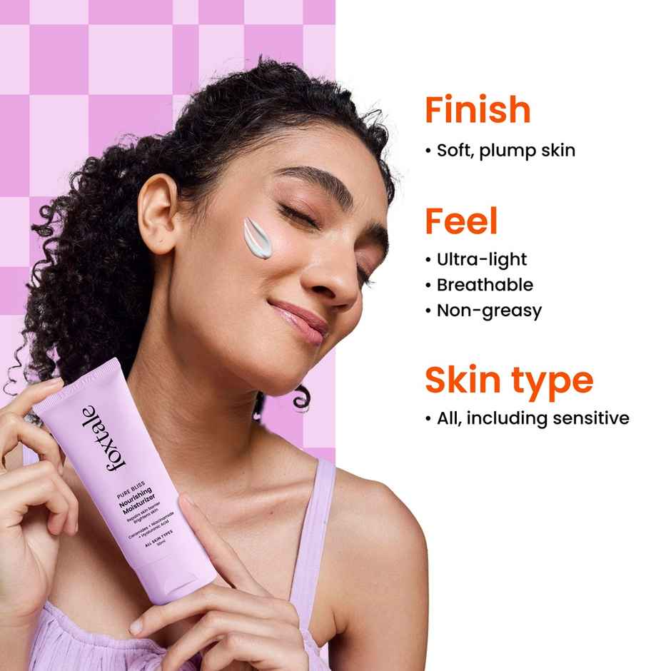 Foxtale Nourishing Ceramide Moisturizer for Dry Skin, 120hr+ Hydration