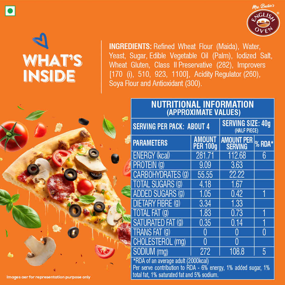 English Oven Pizza Base