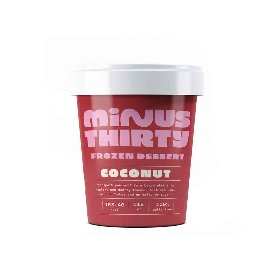 MINUS THIRTY Coconut Vegan & Sugar Free