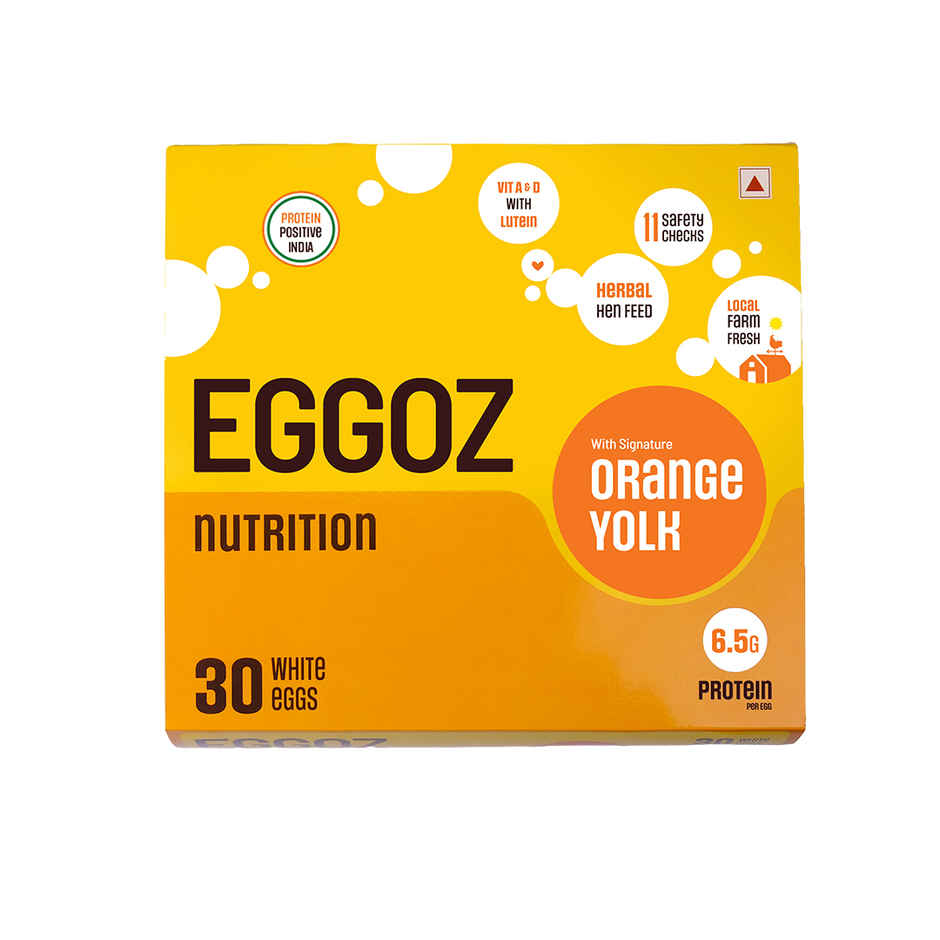 Eggoz Nutrition Protein Rich Farm Fresh White Eggs (30pc) & Carrot Ooty (500g) Combo