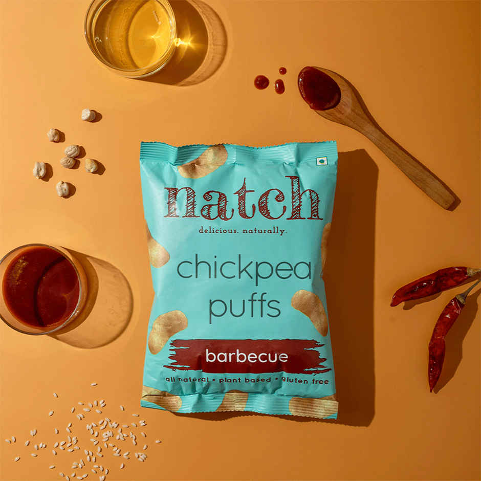 Natch Barbecue Chickpea Puffs | No Palm Oil | Healthy Snack