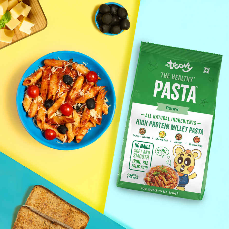 Troovy Healthy High Protein Penne Pasta (No Maida)
