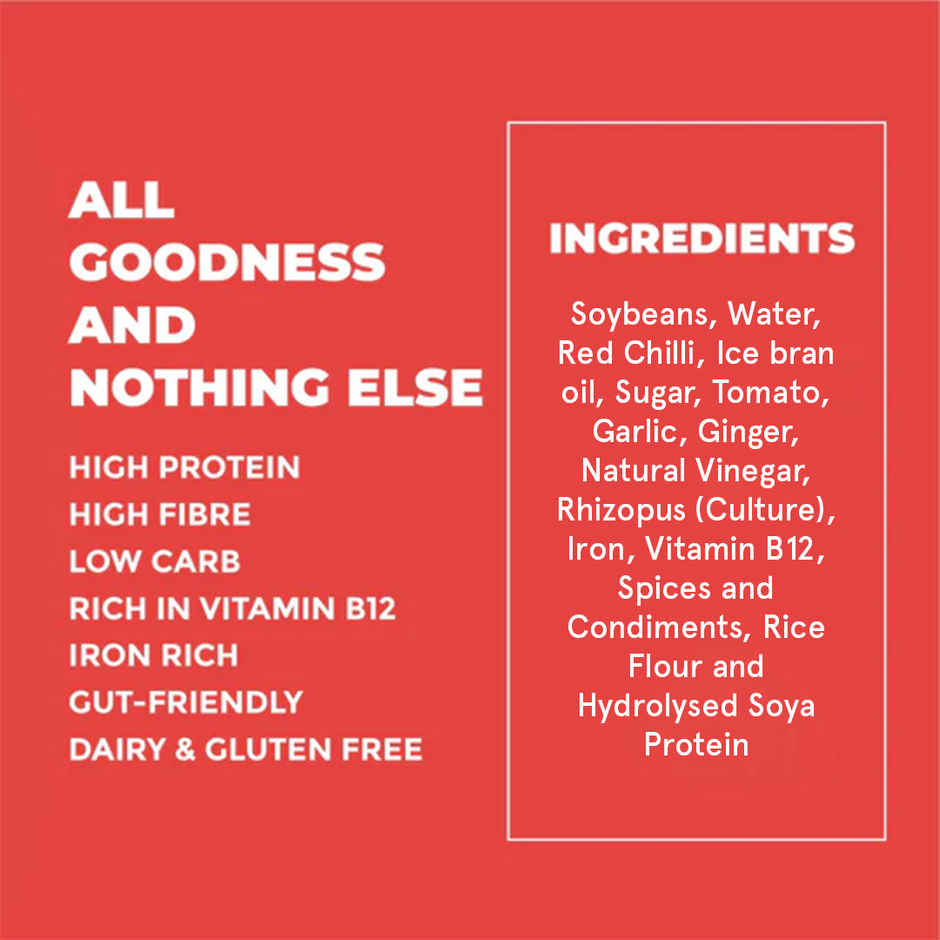 Hello Tempayy 40g Protein Szechuan Tempeh Cubes | Low Fat & High Fibre