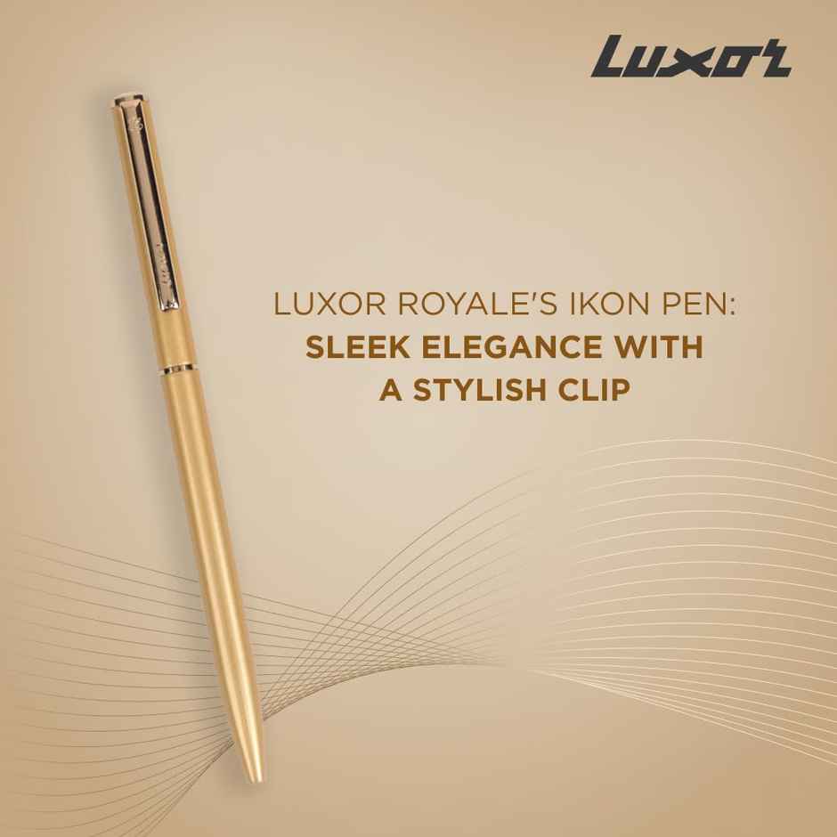 Luxor Ikon Golden Metal Ball pen Gold trim