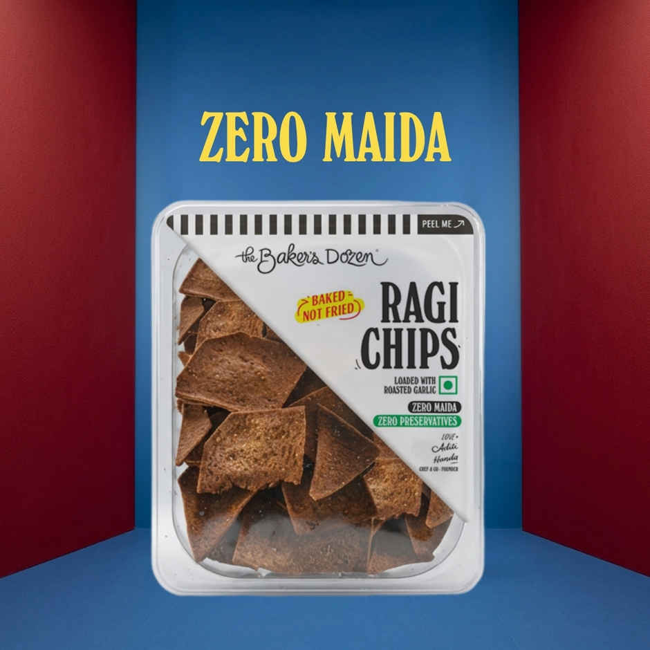 The Baker's Dozen Ragi Chips | Zero Maida | No Palm Oil | Healthy Baked Millet Snack