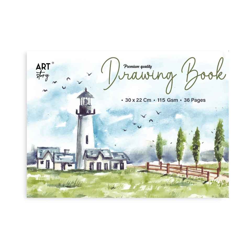 Itsy Bitsy Drawing Book Premium Quality 30 x 22cm 115gsm 36 pages Lb