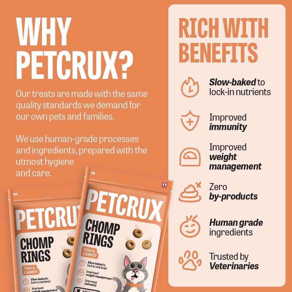 Petrcux Fish & Carrot Cat Treats