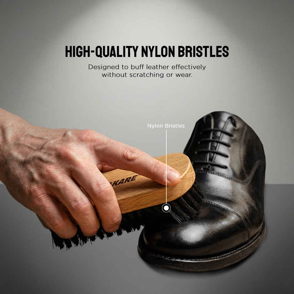 Sneakare Leather Shoe Polish and Care Brush