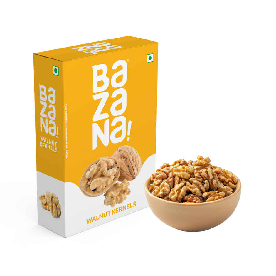 Bazana Crunchy California Walnut | Omega-3 rich | Brain & Heart Wellness