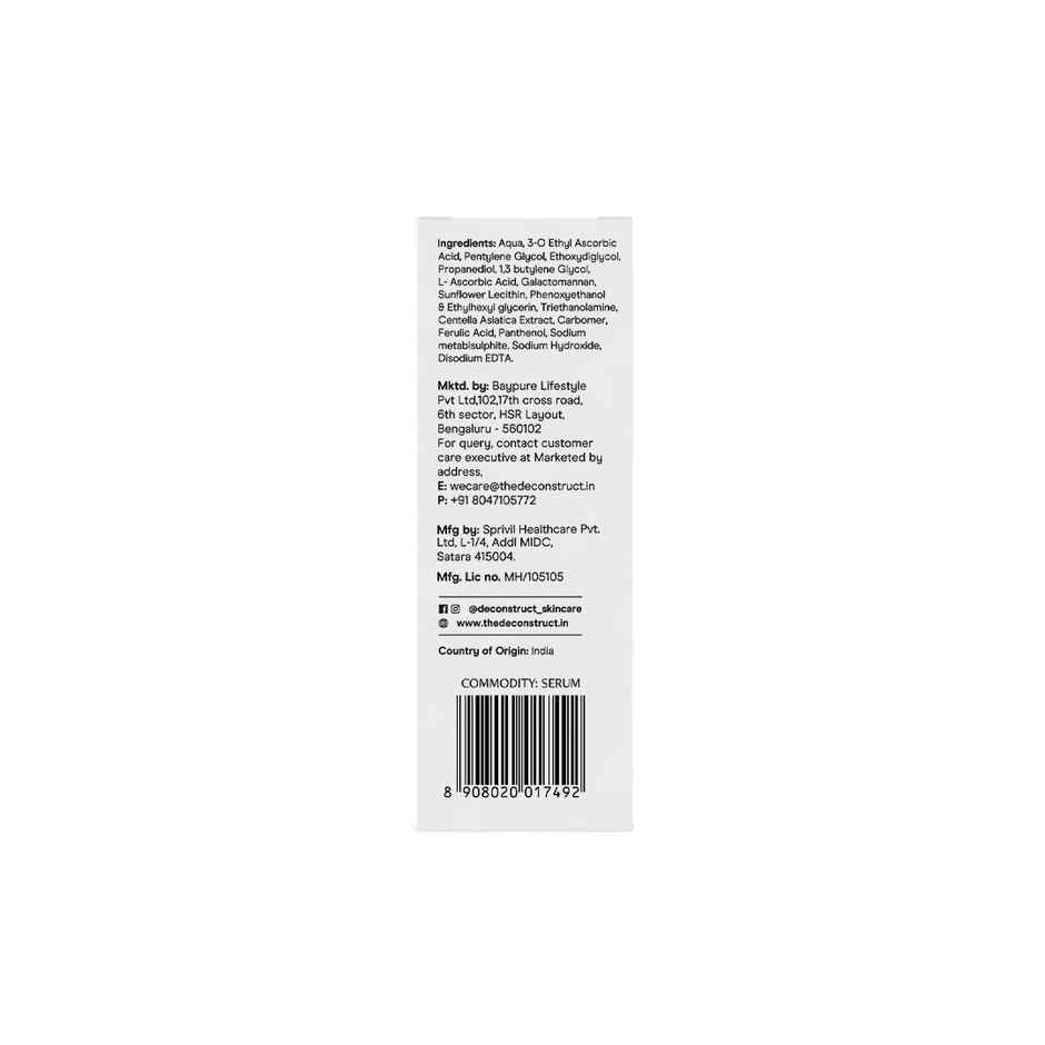 Deconstruct 10% Vitamin C Serum | Targets Dull & Uneven Skin Tone