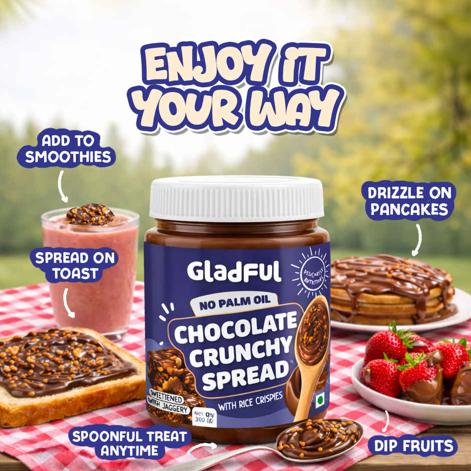 Gladful Chocolate Crunchy Spread