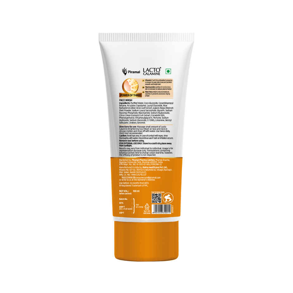 Lacto Calamine Vitamin C Facewash