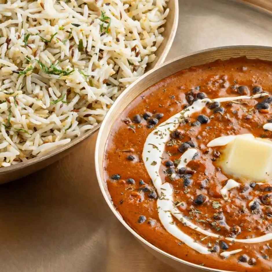Dal Makhani & Rice + Angoori Gulab Jamun