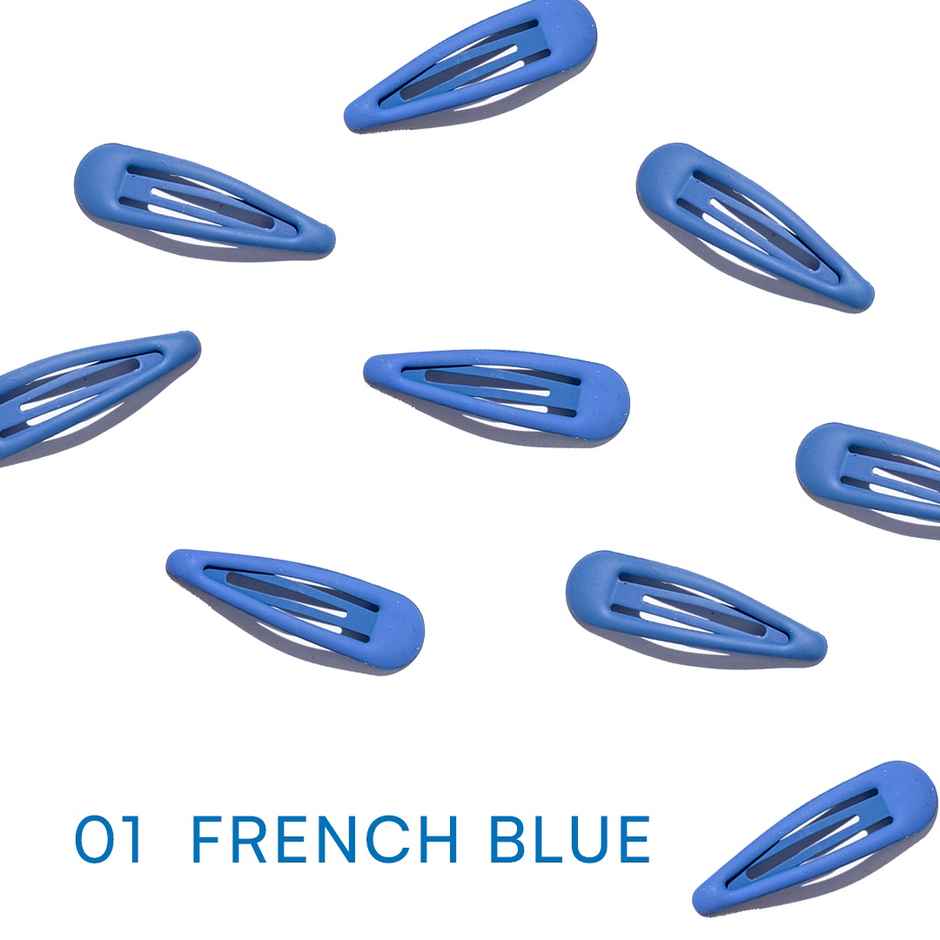 Gush Beauty Tic Tac Hair Pins/Clips | Multicolor | Green, Purple, Blue & Pink